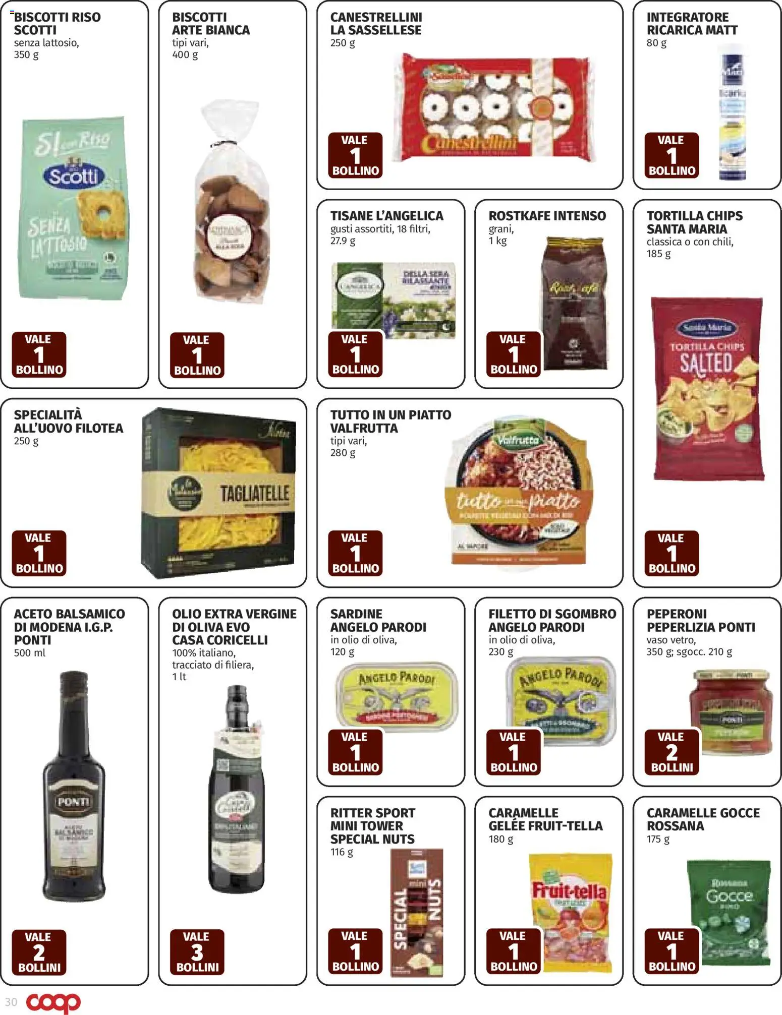 Volantino COOP del 05.03.2026 | Pagina: 30 | Prodotti: Peperoni, Olio, Sgombro, Vaso