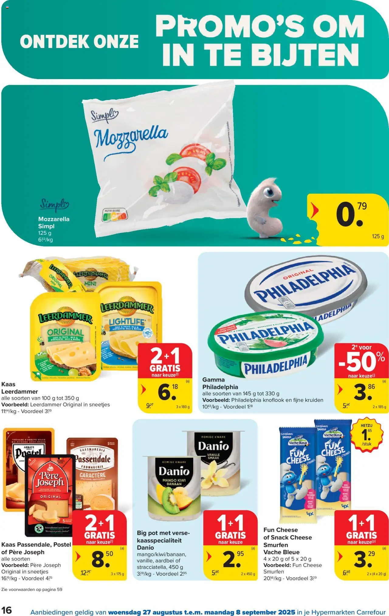  | Pagina: 16 | Producten: Kiwi, Mozzarella, Aardbei, Kaas