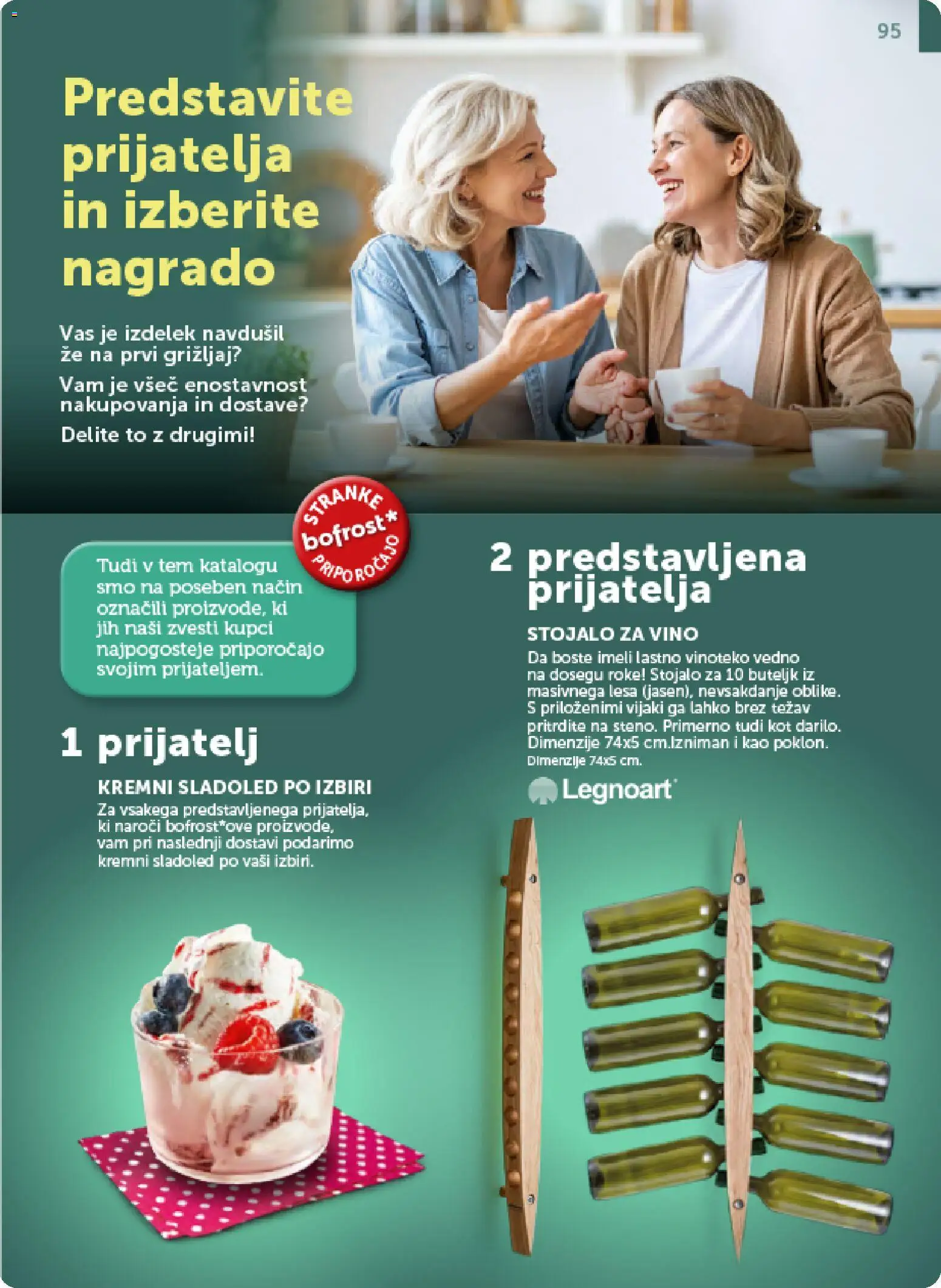 Novi Bofrost katalog ponudbe – veljaven od 01.02.2026 | Stran: 95 | Izdelki: Vino, Sladoled