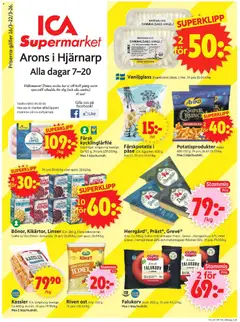 ICA Supermarket - Hjärnarp - Förhandsvisning av reklamblad från butik ICA Supermarket aktuell från 16.03.2026