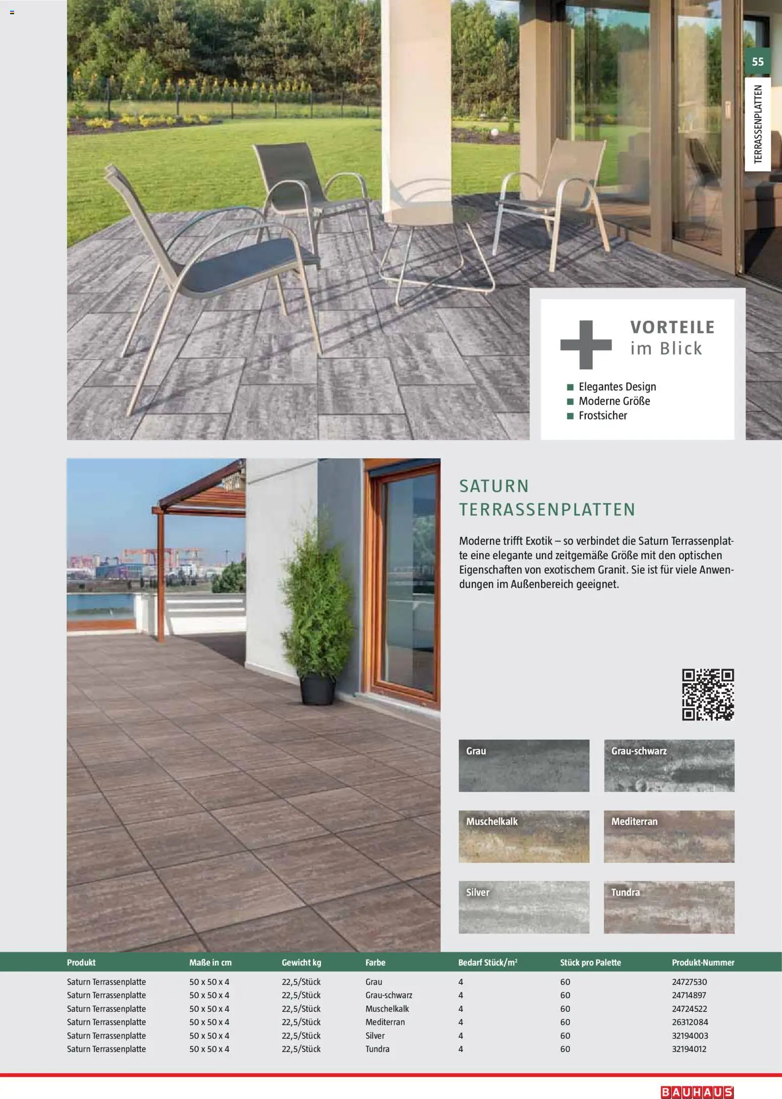 Bauhaus Gartenbaumaterialien gültig ab 01.04.2026 | Seite: 55 | Produkte: Gewicht