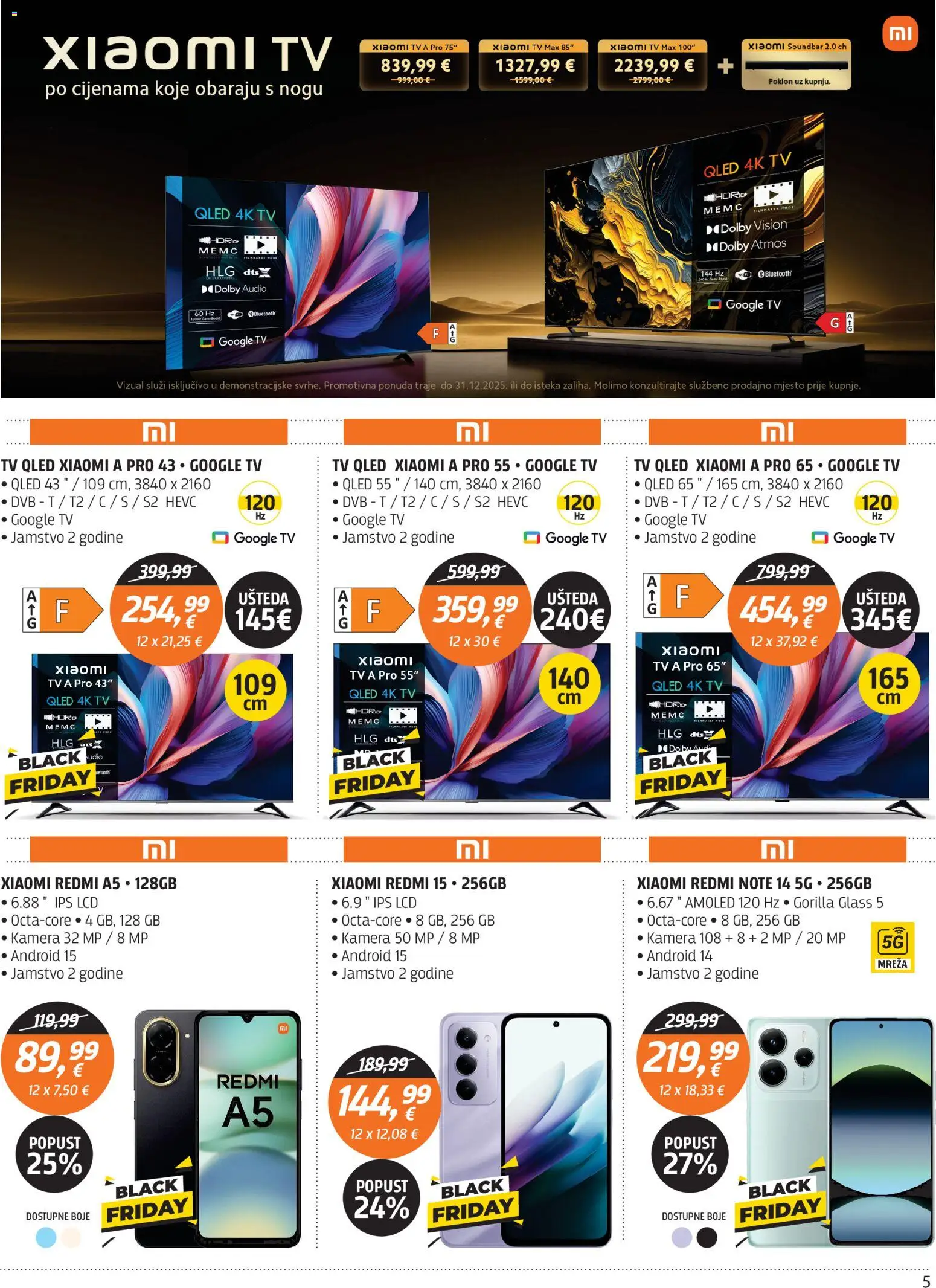 Centar Tehnike katalog | vrijedi od 24.11.2025 | Stranica: 5 | Proizvodi: Tv, Audio