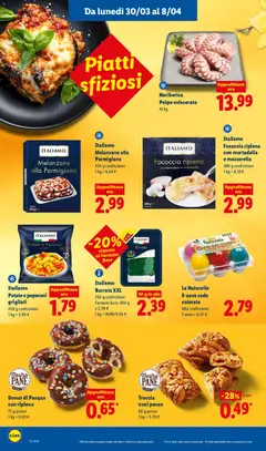 Anteprima del volantino Italiamo Melanzane alla Parmigiana, Melanzane alla Parmigiana 450 g confezione valido a partire dal 30.03.2026 | Pagina: 10