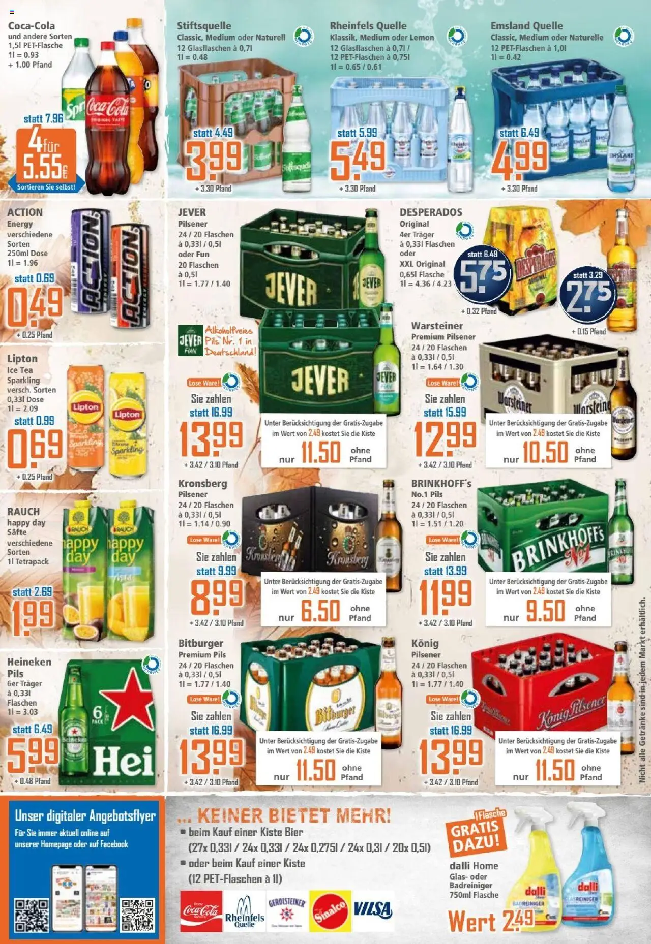 Klaas & Kock Prospekt – gültig ab 13.10.2025 | Seite: 12 | Produkte: Cola, Pils, Heineken, Warsteiner