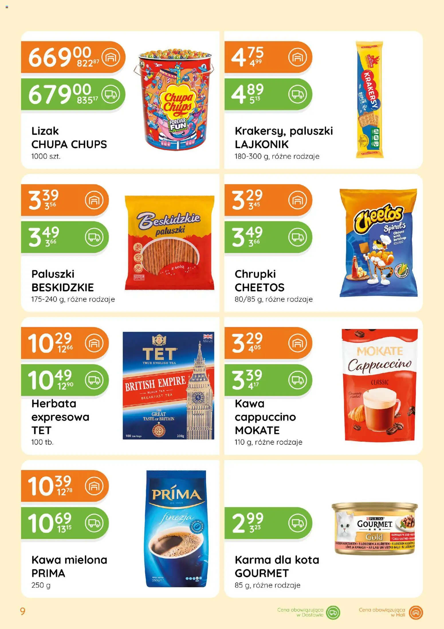 Eurocash gazetka od 19.03.2026 | Strona: 9 | Produkty: Ketchup, Krakersy, Karma dla kota, Kawa