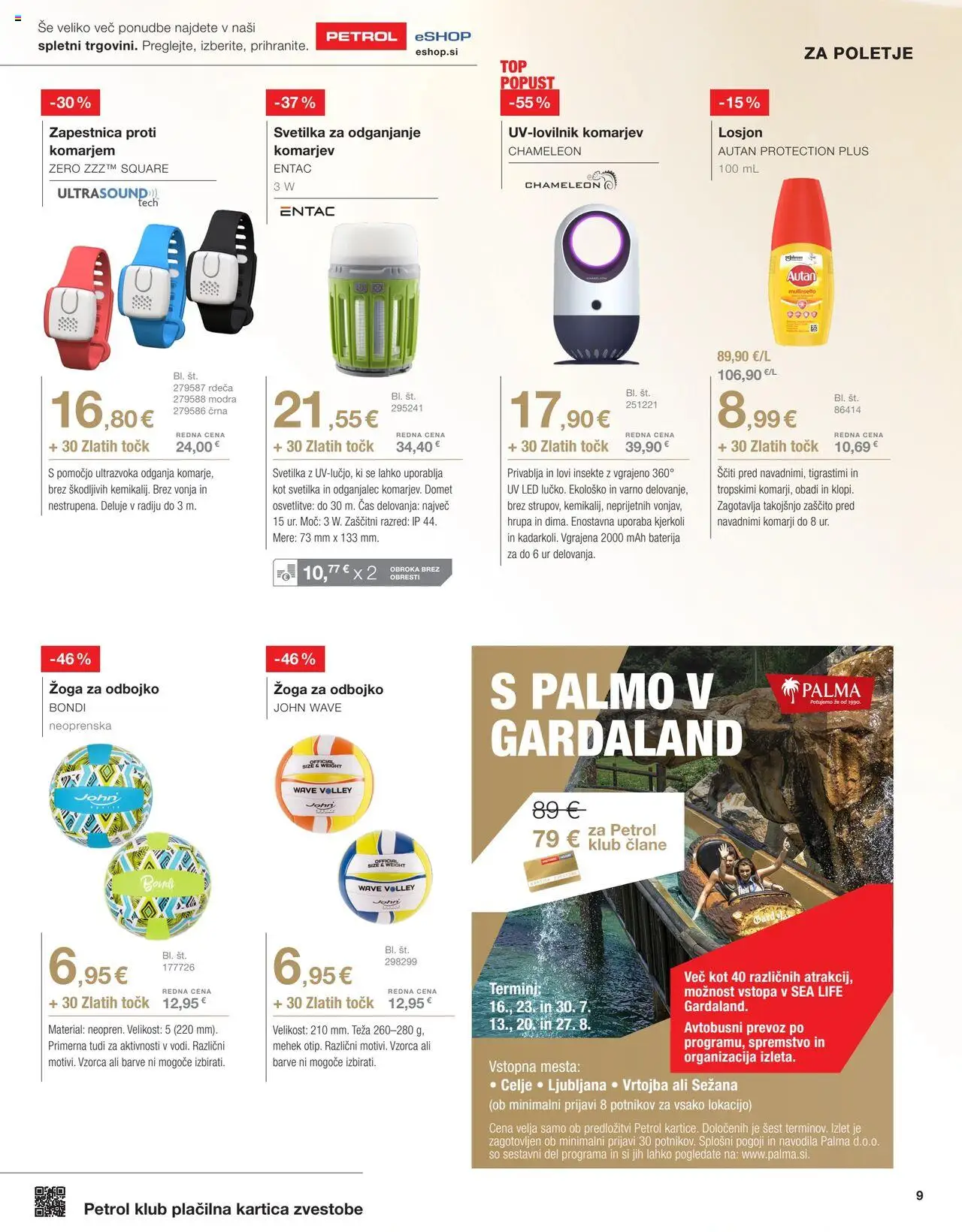Petrol katalog │ velja od 01.07.2025 | Stran: 9 | Izdelki: Baterija, Teza, Zapestnica, Svetilka
