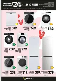 Vista previa Family Cash folleto válido desde el 09.02.2026 | Página: 19 | Productos: Lavadora, Secadora, Combi