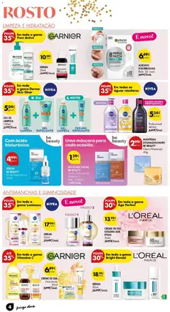 Pré-visualização MÁSCARA FACIAL, Máscara facial BE BEAUTY Ácido hialurónico/Vitamina C Emb. 2x80ml válido de 16.12.2025 | Página: 4