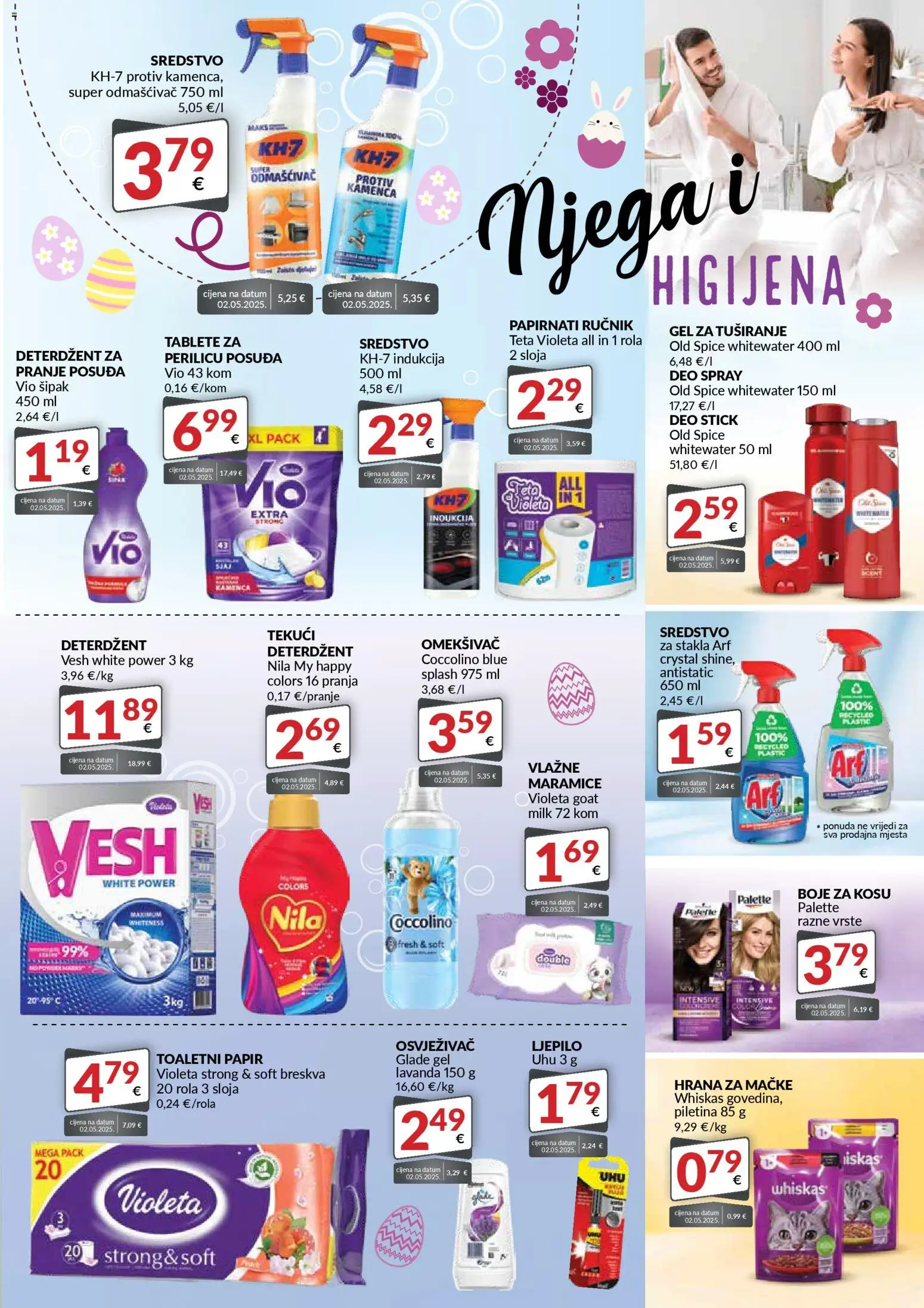 Bakmaz katalog | vrijedi od 25.03.2026 | Stranica: 7 | Proizvodi: Whiskas, Piletina, Deterdžent za pranje posuđa, Coccolino