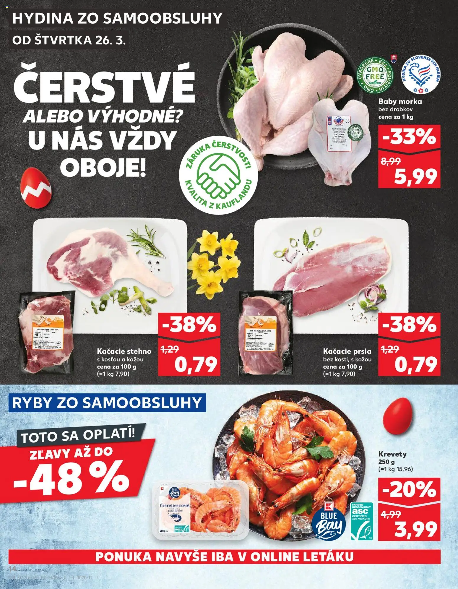 Kaufland SK akciós ujság - amely érvényes a következő dátumtól: 26.03.2026 | Oldal: 14