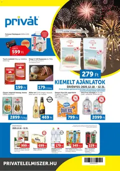 PRIVÁT Akciós újság - amely érvényes a következő dátumtól: 18.12.2025