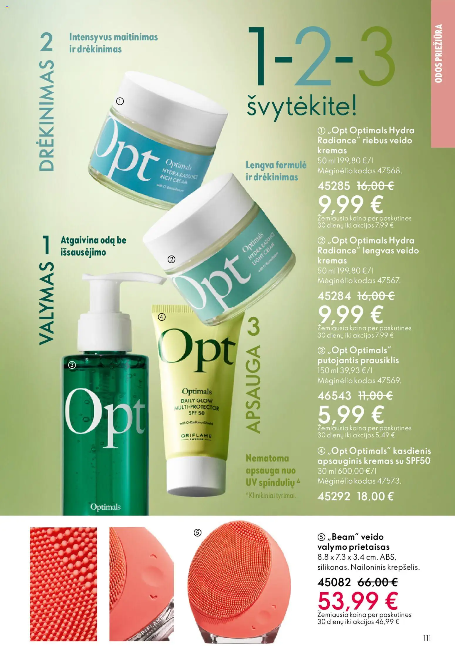 Oriflame akcijos nuo 19.11.2025 | Puslapis: 111 | Prekių: Kremas, Prausiklis
