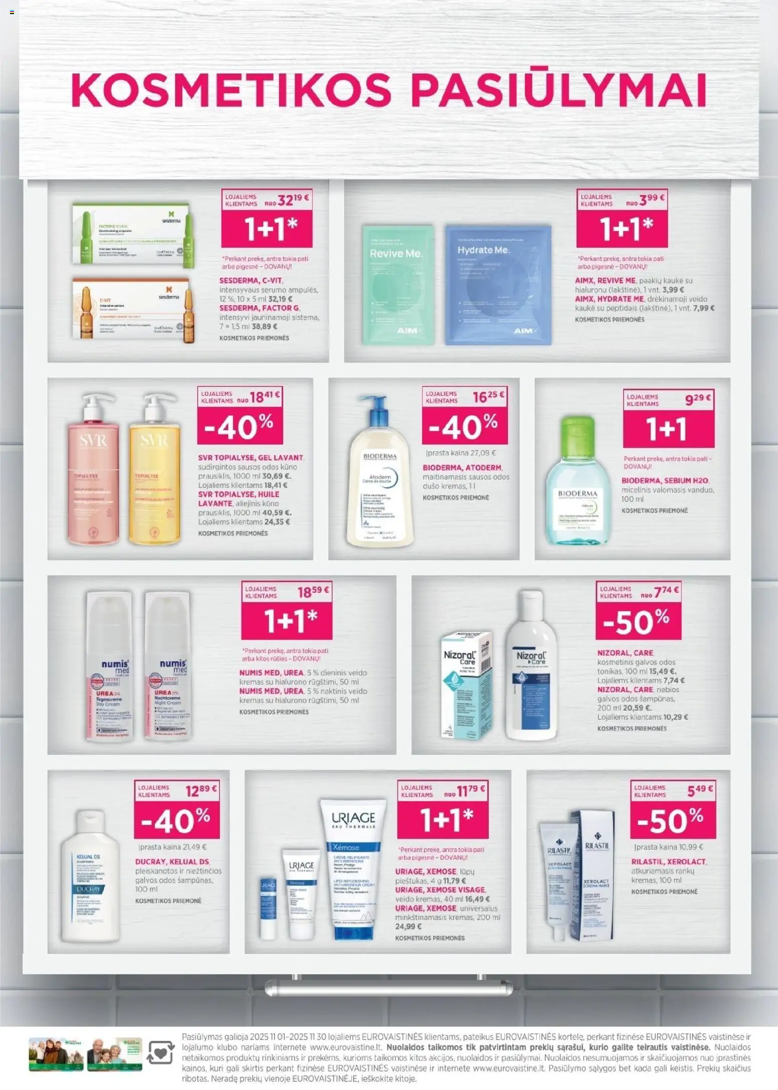 EUROVAISTINĖ akcijos nuo 01.11.2025 | Puslapis: 29 | Prekių: Kremas, Kaukė