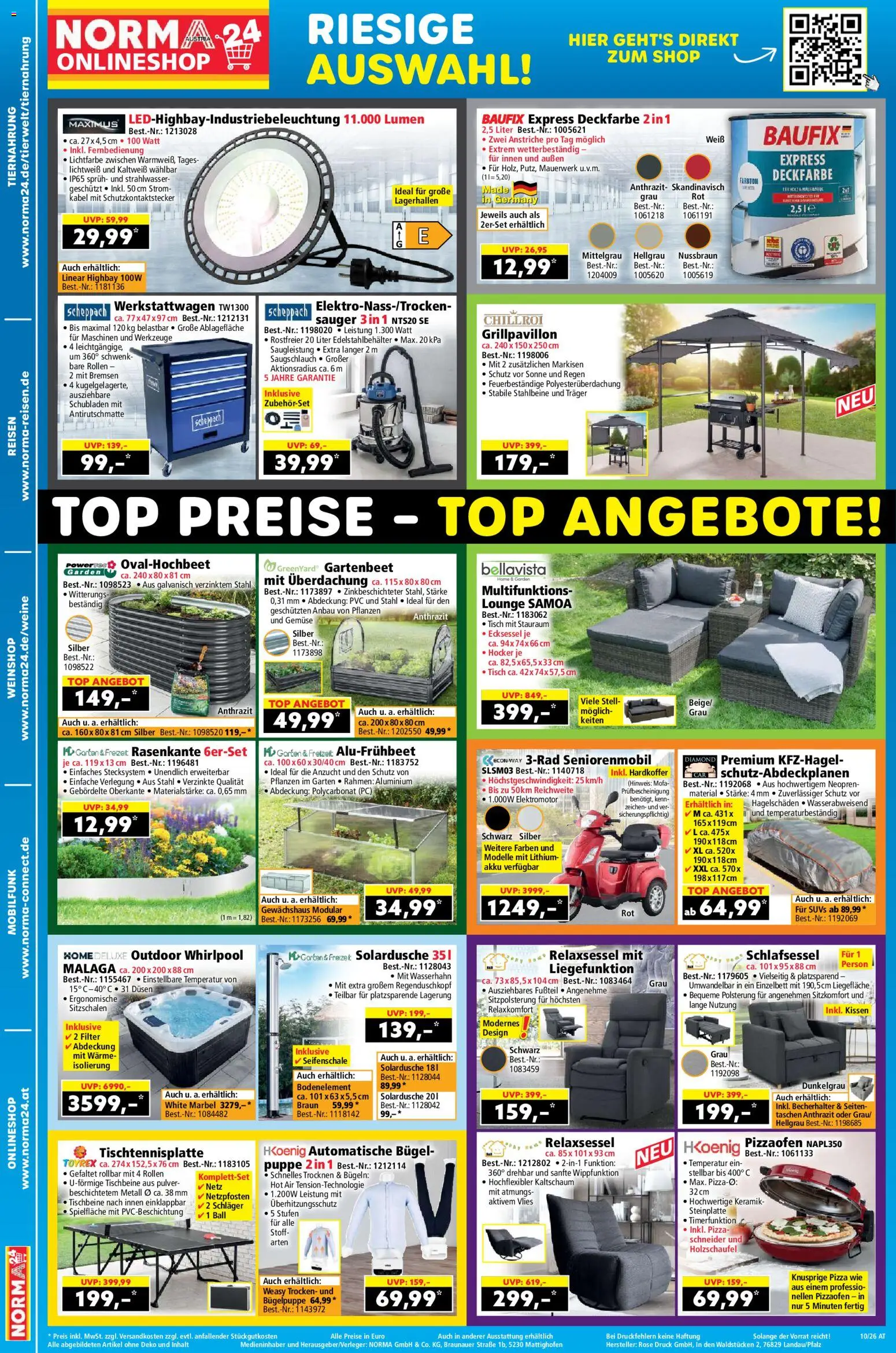 Norma Flugblatt gültig ab 02.03.2026 | Seite: 20 | Produkte: PC, Kabel, Kissen, Tisch