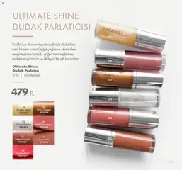 01.01.2026 tarihinden itibaren geçerli olan Farmasi kataloğu önizlemesi | Sayfa: 33 | Ürünler: Dudak parlatıcısı, Parlatıcı