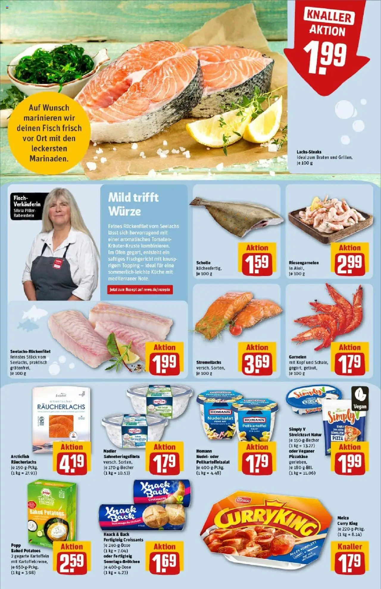 Rewe prospekt Stockstadt	 - gültig ab dem 03.08.2025 | Seite: 12 | Produkte: Tomaten, Garnelen, Fisch, Kartoffeln
