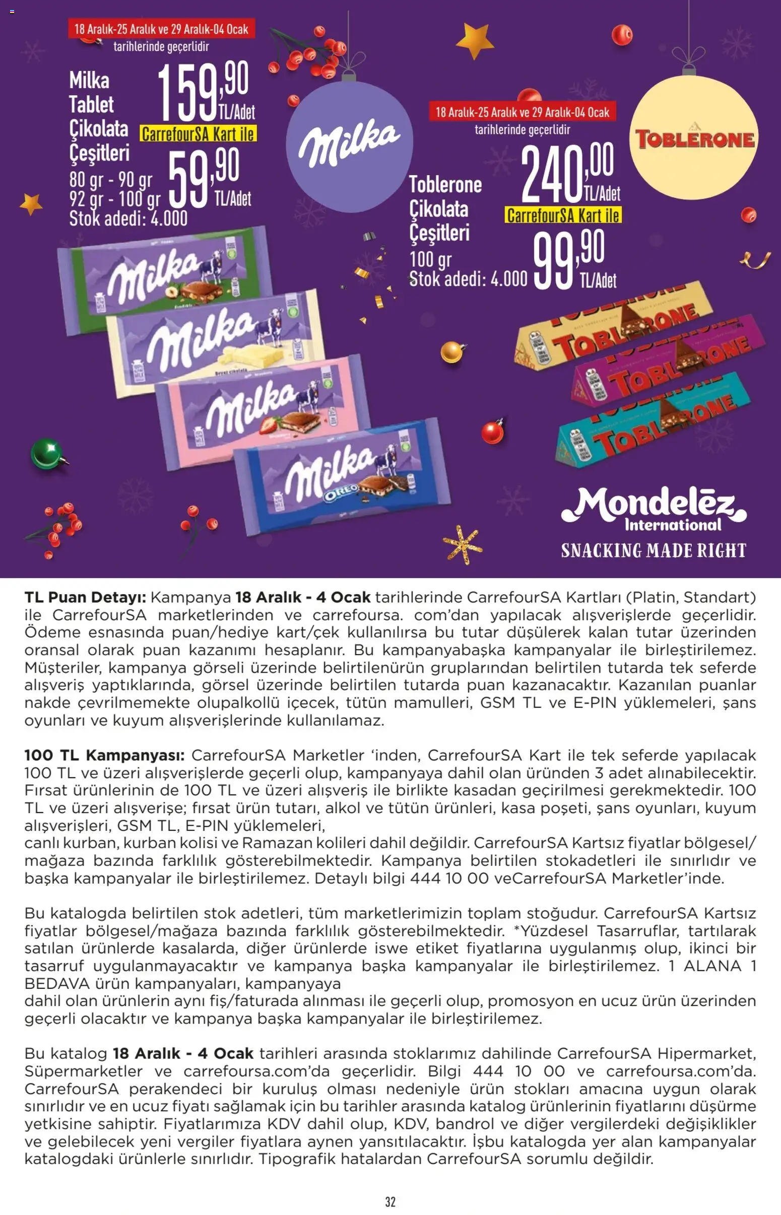 CarrefourSA Katalog - 18.12.2025 tarihinden itibaren geçerlidir | Sayfa: 33 | Ürünler: Çikolata, Tablet, Kasa, Ocak