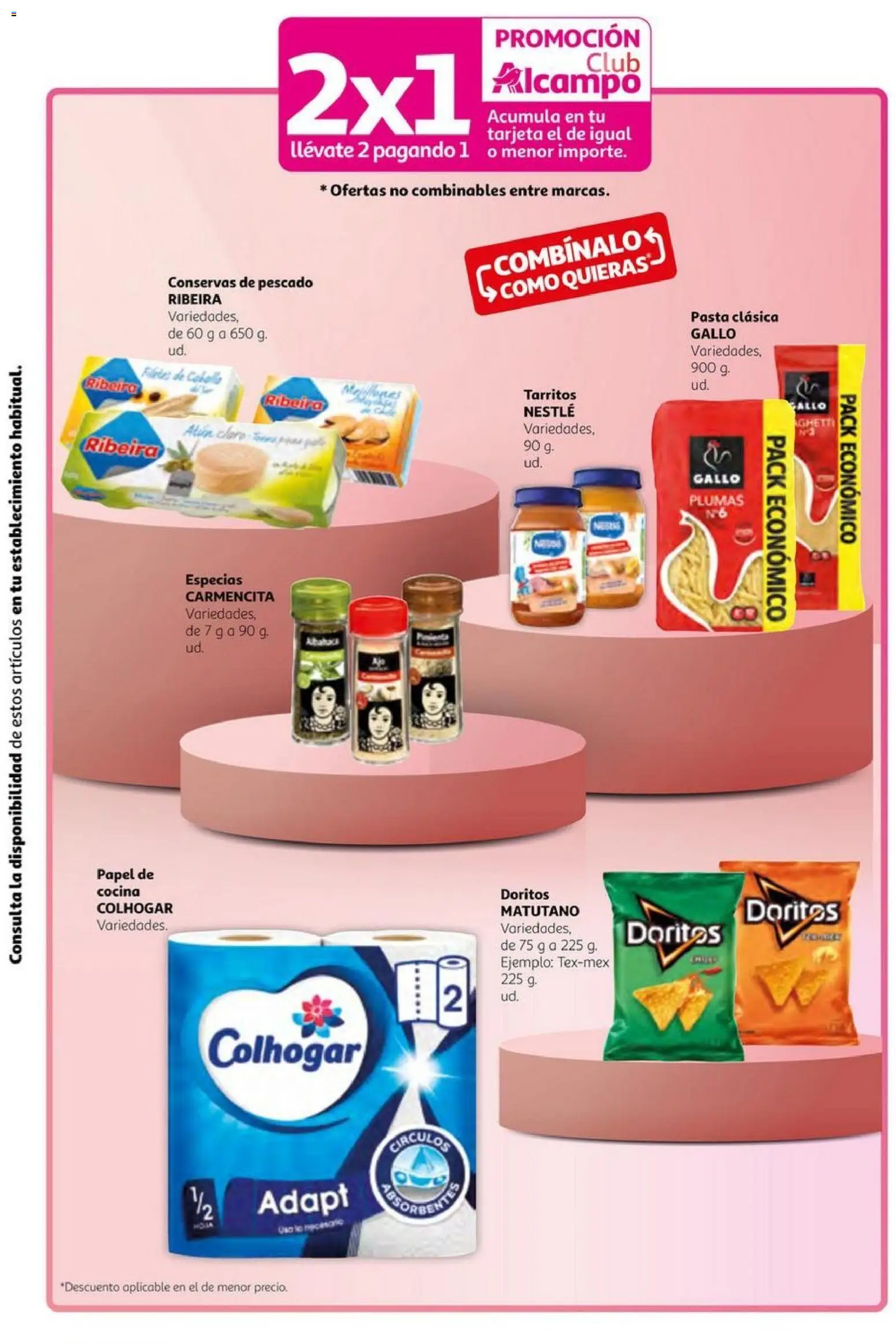 Alcampo -  Club Nacional  │ válido desde el 06.11.2025 | Página: 10 | Productos: Pescado, Pasta, Cocina