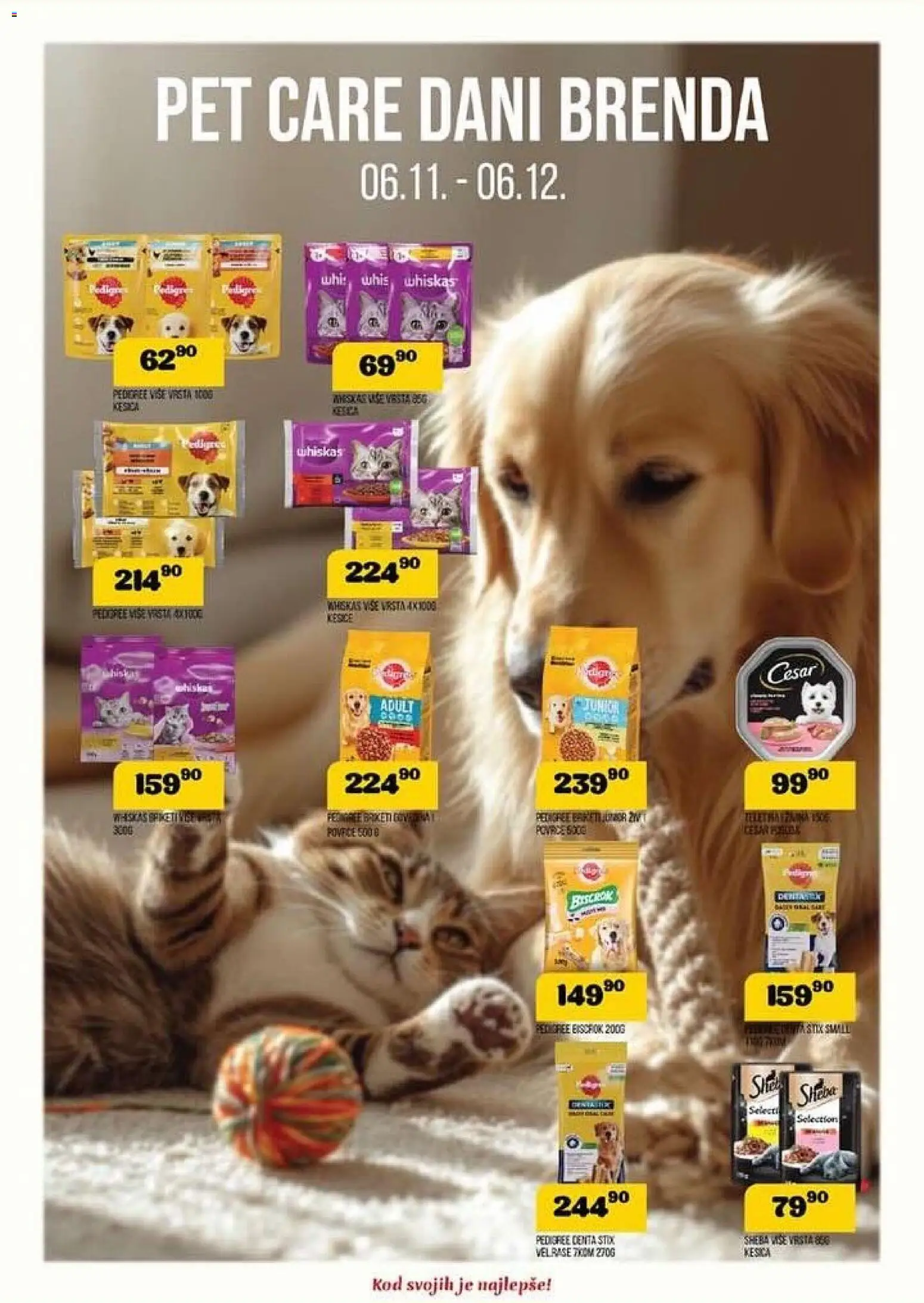 VP Dima katalog - važi od 06.11.2025 | Strana: 12 | Proizvode: Pedigree, Whiskas