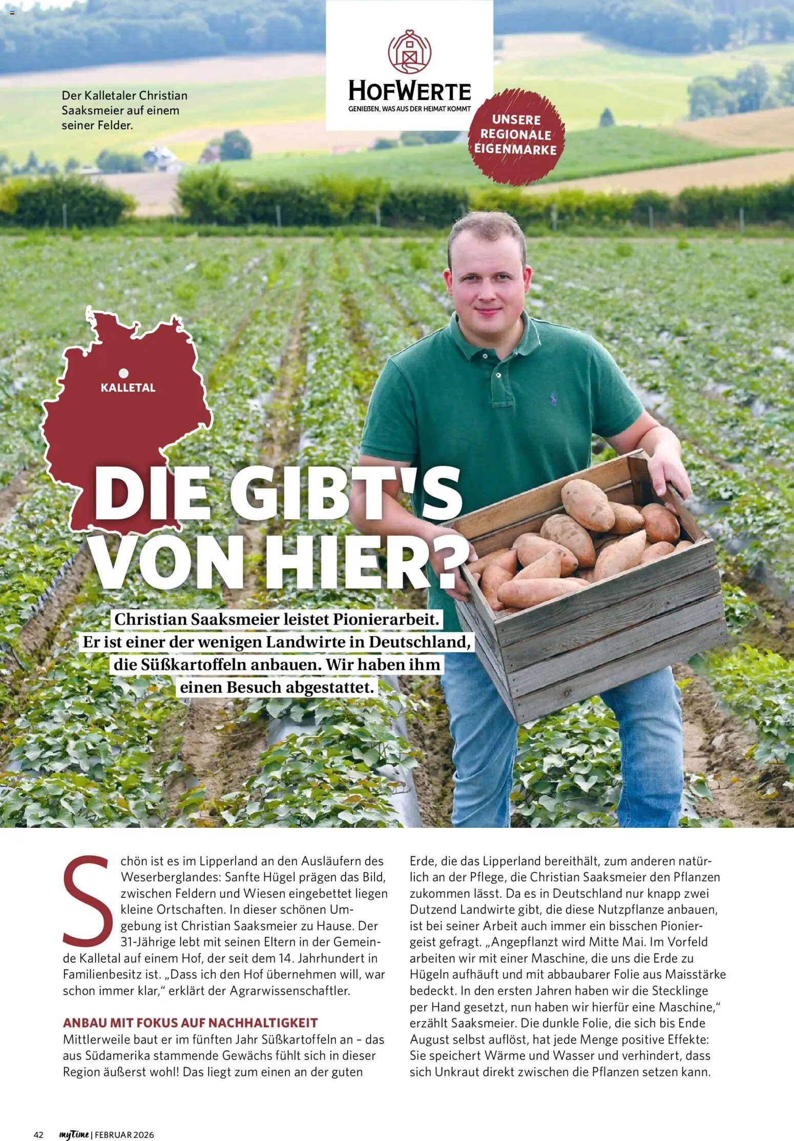 Famila Nordwest myTime Februar 2026 – gültig ab 01.02.2026 | Seite: 42 | Produkte: Wasser