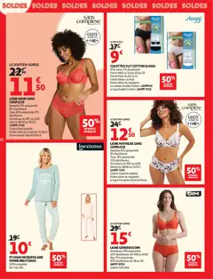 Auchan - Prévisualisation de Auchan - Soldes : jusqu'à -70% ! valide à partir de 07.01.2026 | Page: 12 | Produits: Citrouille, Coton, Culotte, Pyjama