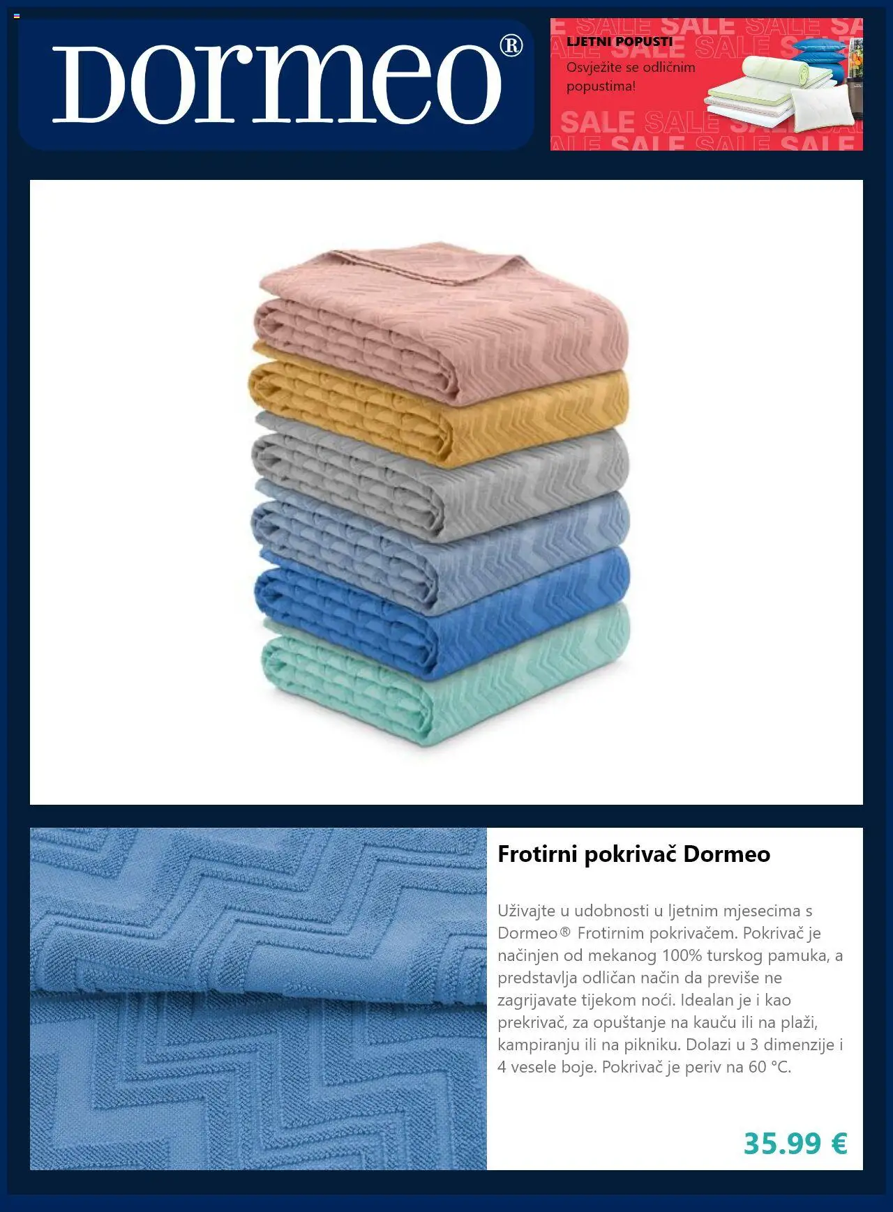 Dormeo Home katalog | vrijedi od 23.07.2025 | Stranica: 4 | Proizvodi: Pokrivač