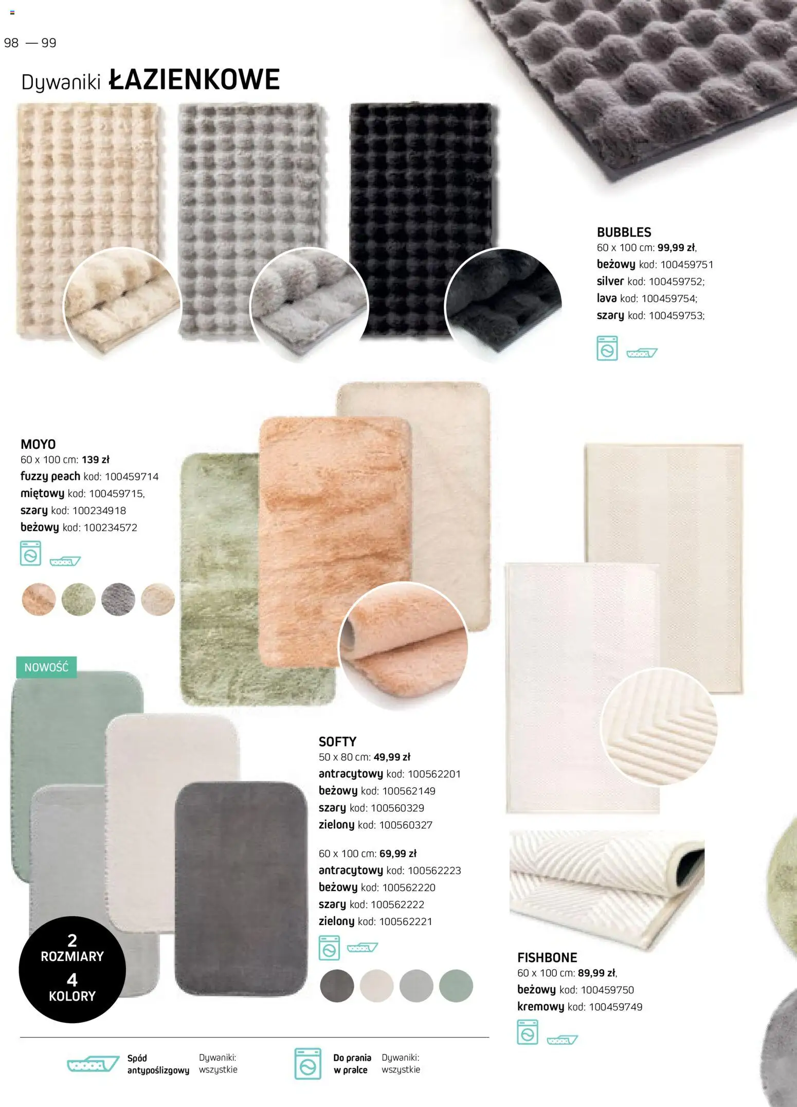 Komfort gazetka - Katalog dywanów od 17.03.2026 | Strona: 98 | Produkty: Dywaniki