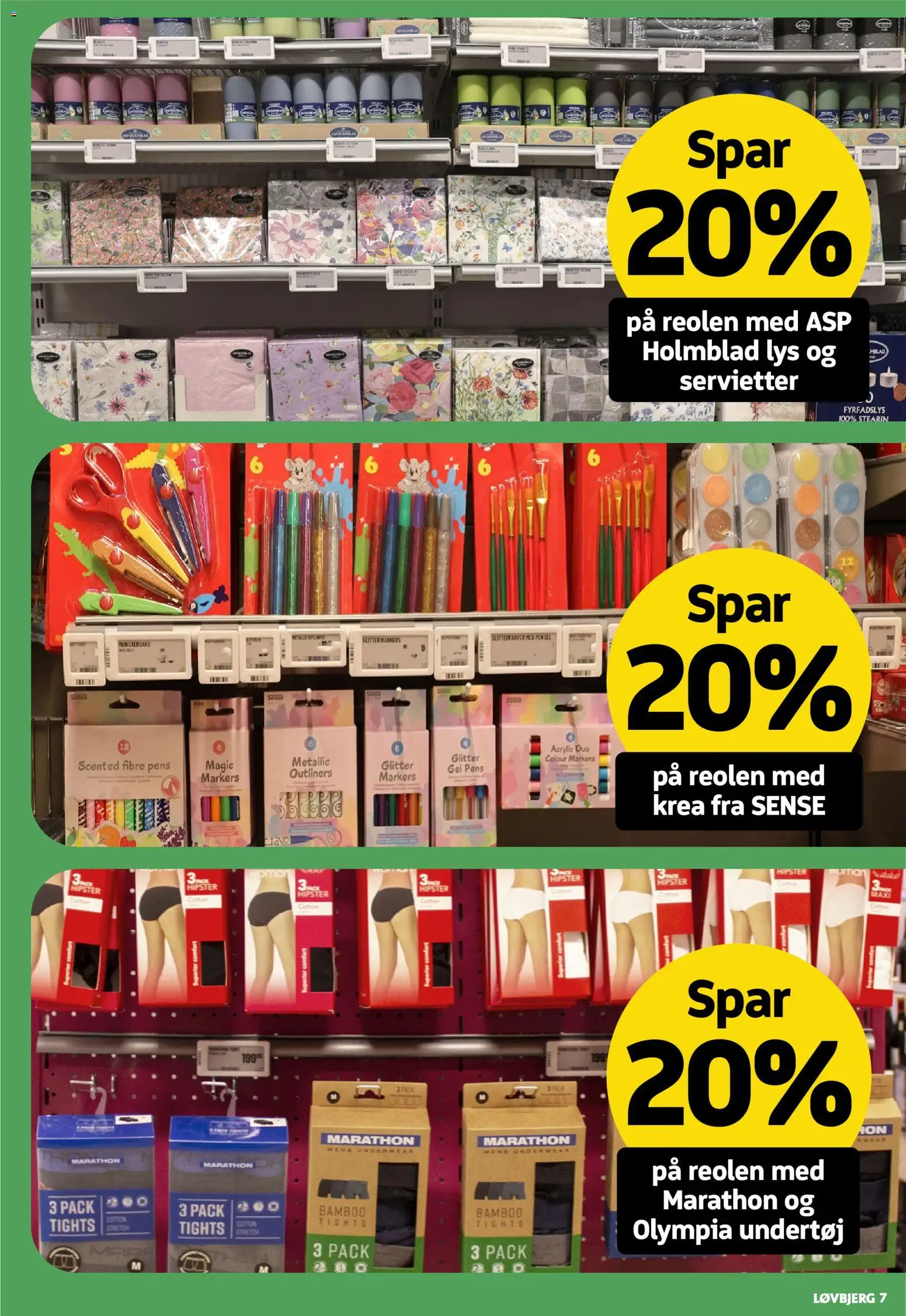 Løvbjerg tilbudsavis – gyldig fra 24.04.2026 | Side: 7 | Produkter: Undertøj, Tights