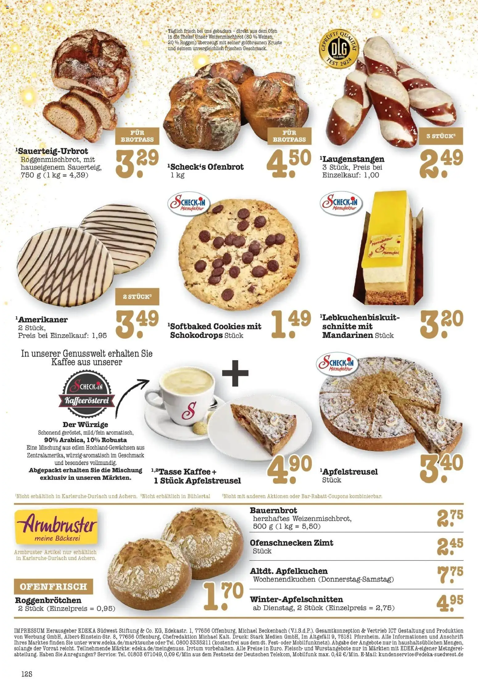 Edeka prospekt Bühlertal	 – gültig ab 08.12.2025 | Seite: 12 | Produkte: Ofen, Bäckerei, Theke, Apple