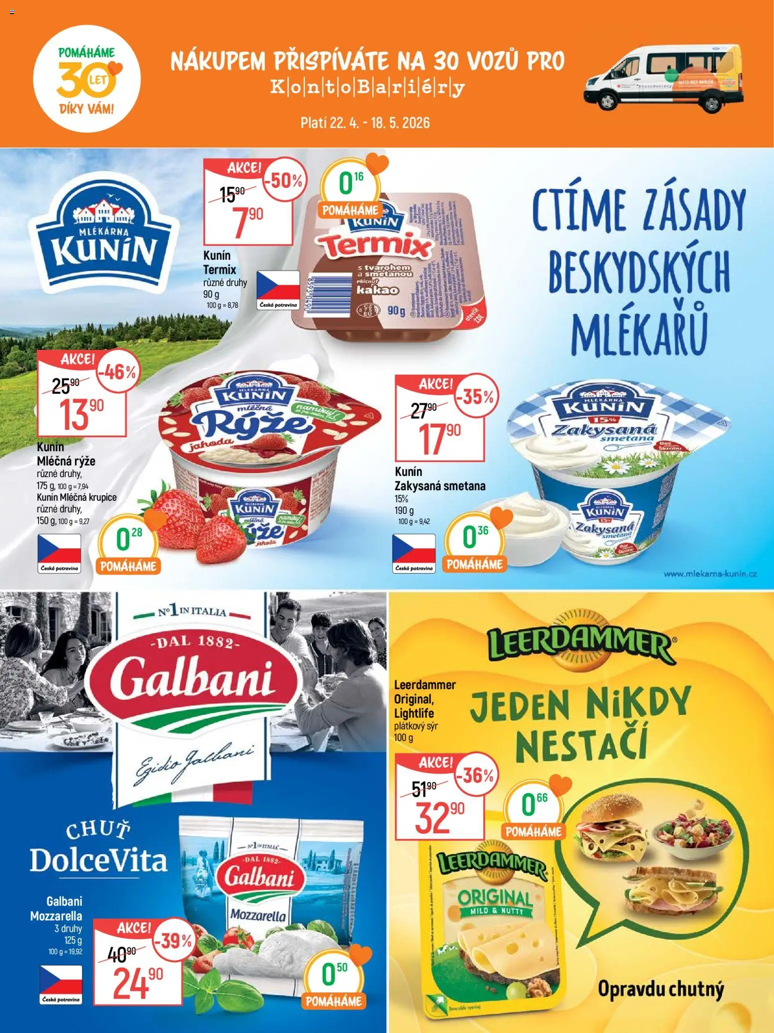 Globus leták - Plzeň od 22.04.2026 | Strana: 3 | Produkty: Mléčná rýže, Brambory, Zakysaná smetana, Mozzarella