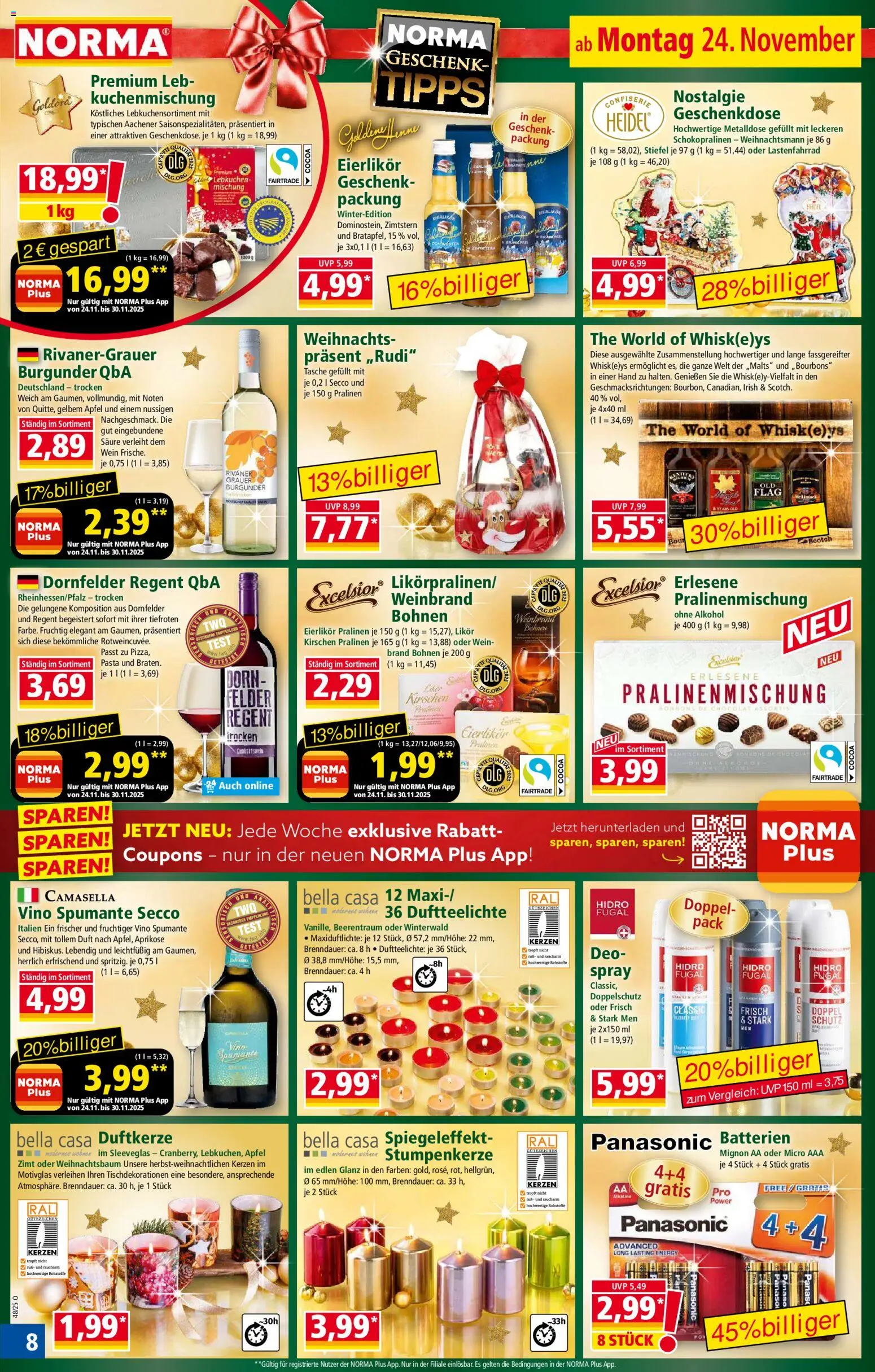 Norma - Black Friday – gültig ab 24.11.2025 | Seite: 8 | Produkte: Likör, Duft, Äpfel, Pasta
