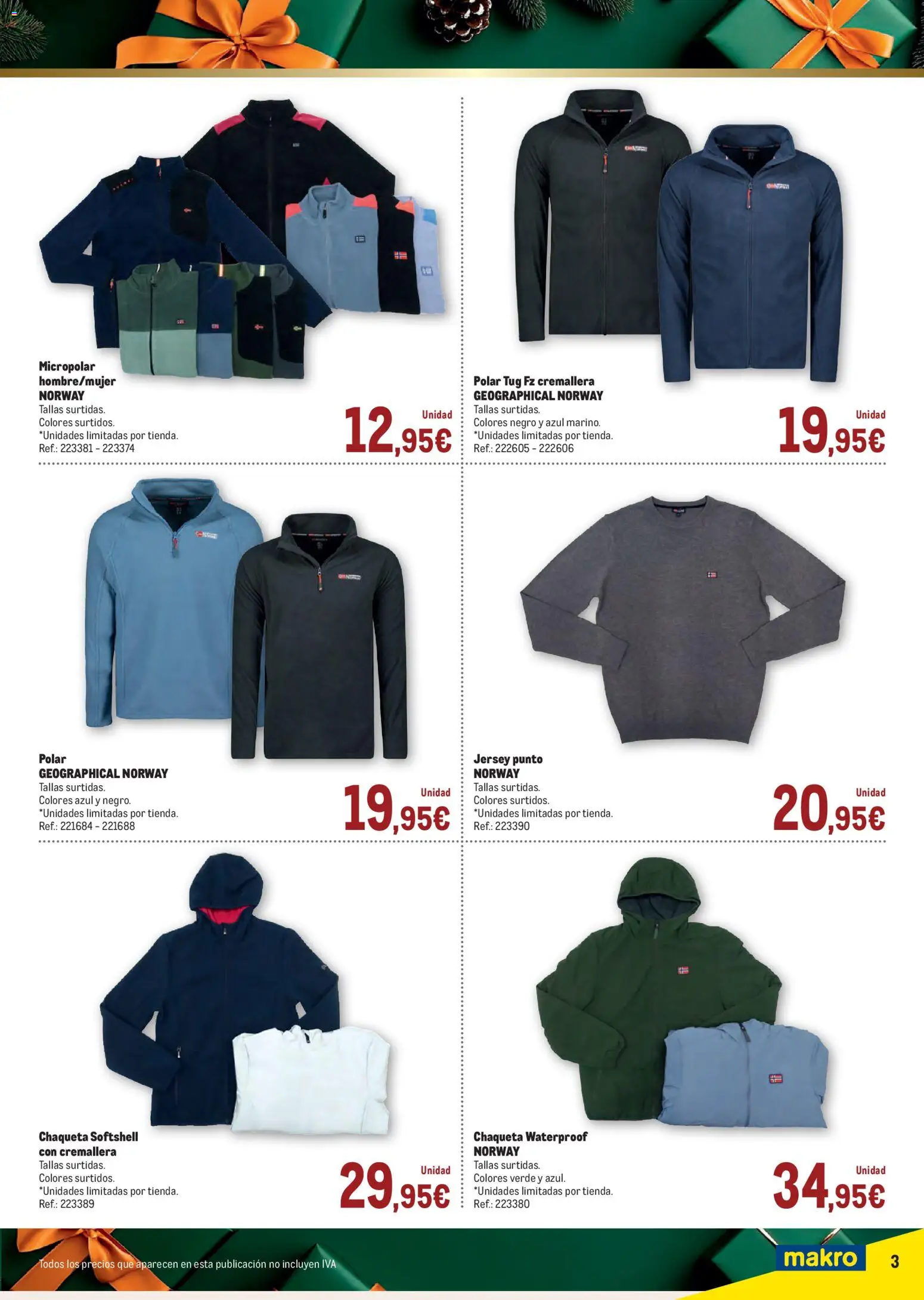 Makro - Ideas Regalos Península │ válido desde el 24.11.2025 | Página: 3 | Productos: Chaqueta