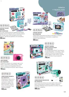 Vista previa El Corte Inglés ofertas válido desde el 27.10.2025 | Página: 129 | Productos: Bolso, Impresora, Cámara, Batería