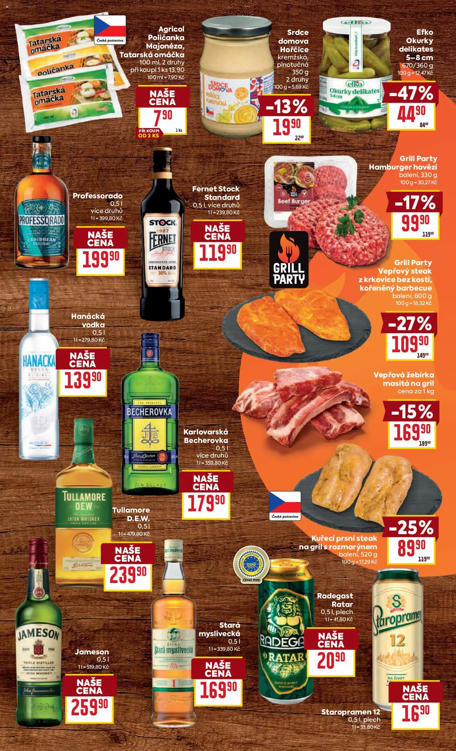 Billa Velký leták od 07.04.2026 | Strana: 13 | Produkty: Hovězí, Pivo, Hořčice, Radegast