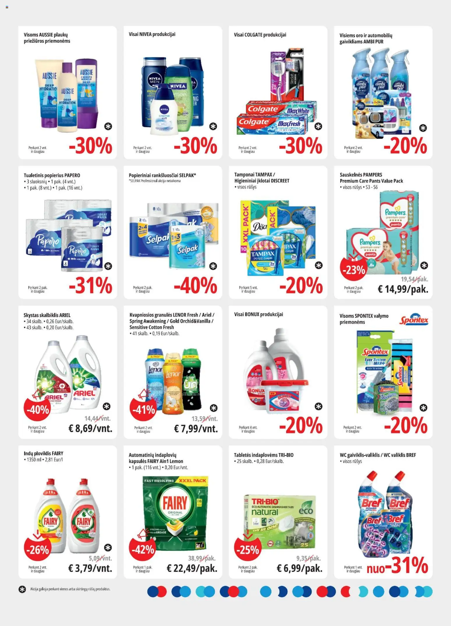 ePromo akcijos nuo 12.11.2025 | Puslapis: 11 | Prekių: Wc, Ploviklis, Tabletės indaplovėms, Tualetinis popierius