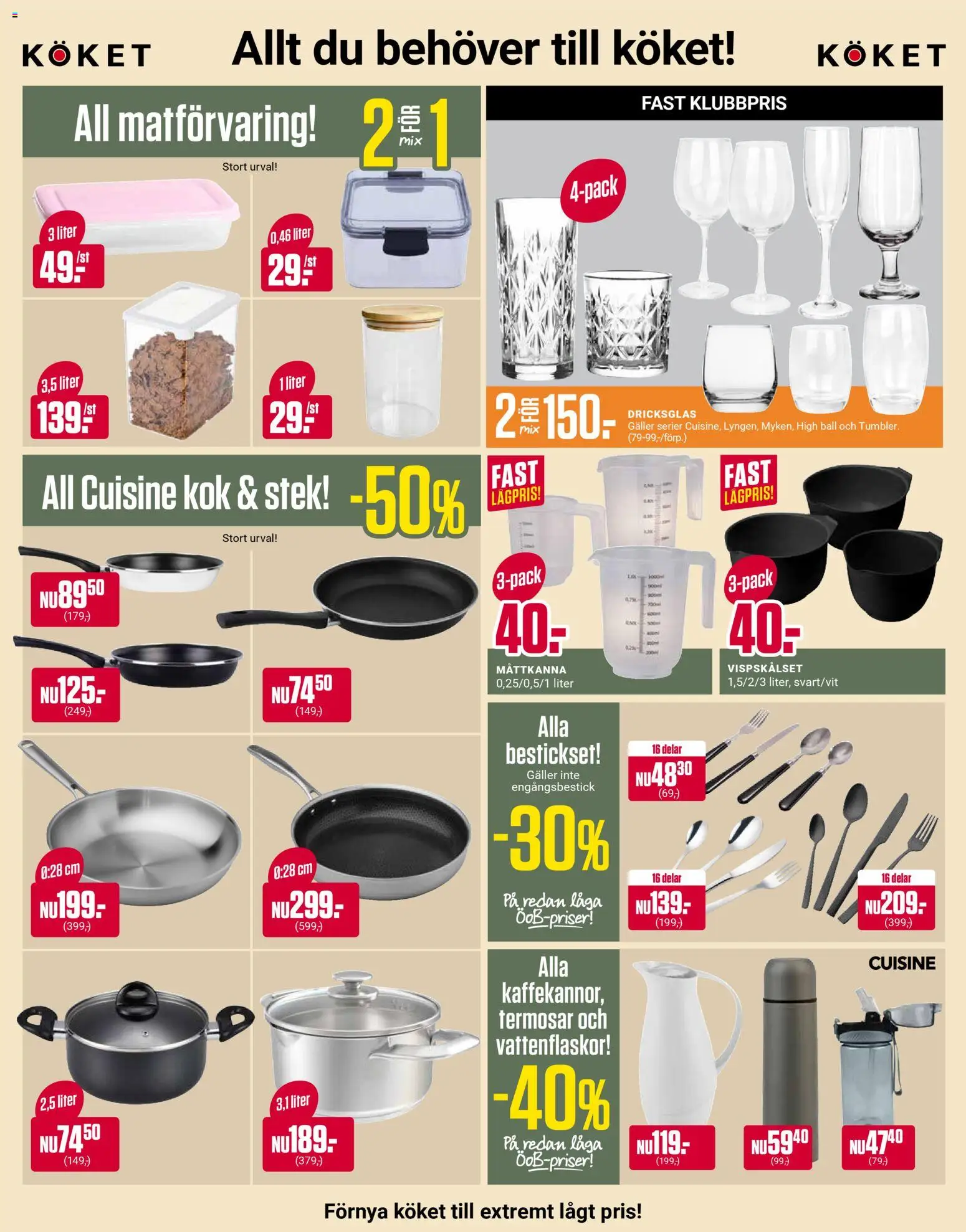 ÖoB reklamblad aktuell från 16.02.2026 | Sida: 6 | Produkter: Galler