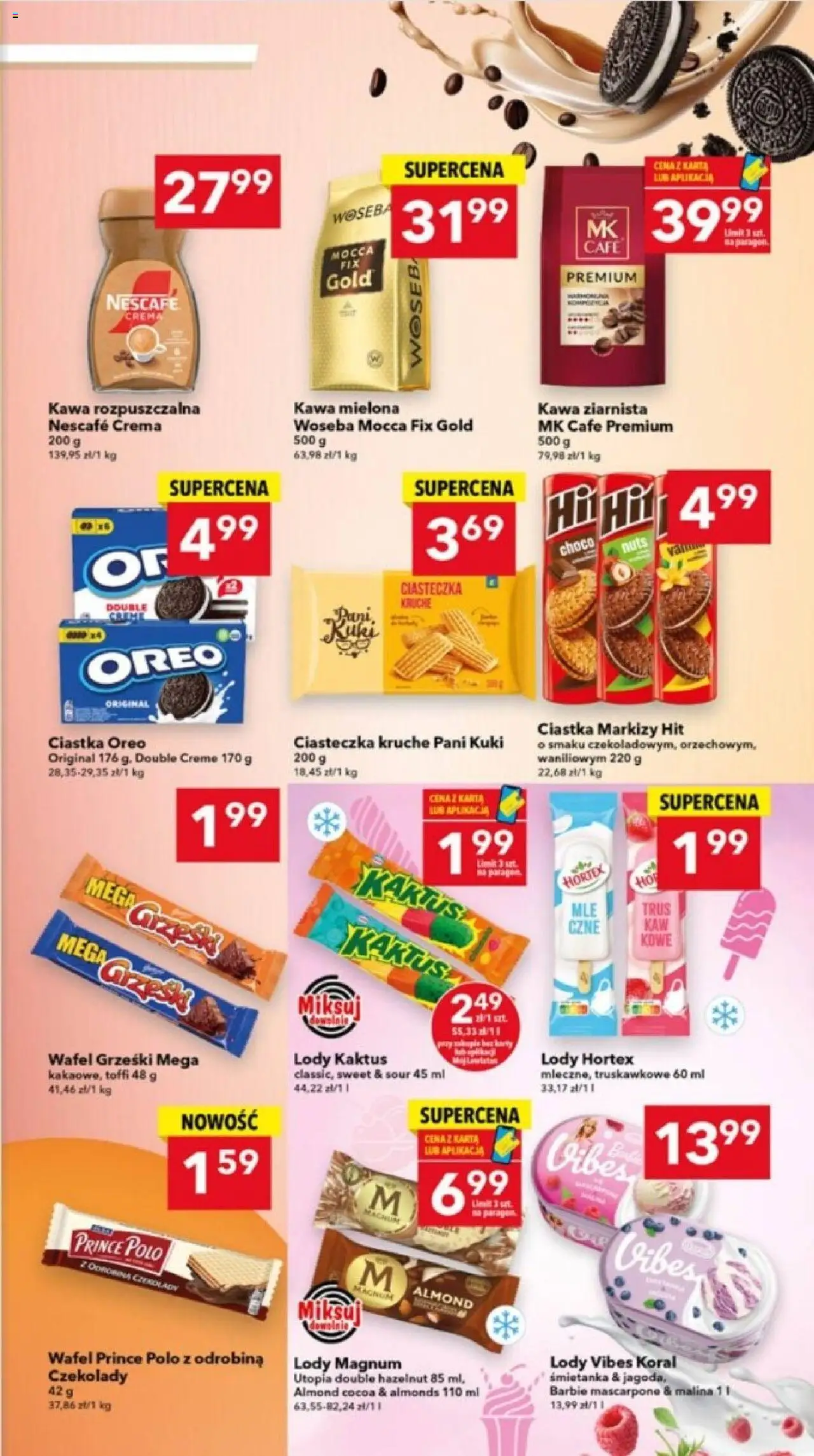 Lewiatan gazetka - Ostrów Wielkopolski od 13.08.2025 | Strona: 5 | Produkty: Nescafe, Barbie, Lody Magnum, Lody Kaktus