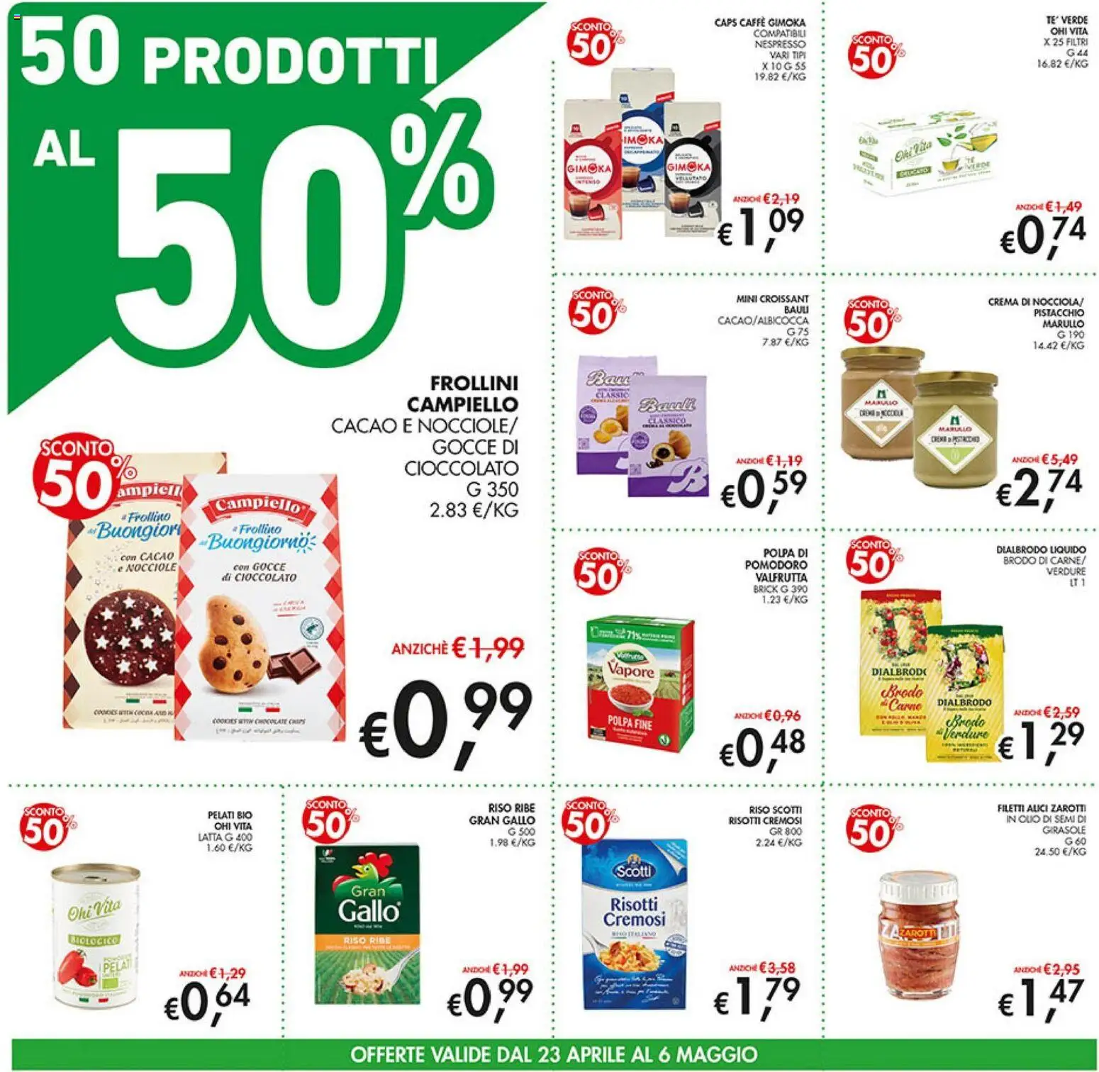 Volantino Coal del 23.04.2026 | Pagina: 4 | Prodotti: Caffè, Croissant, Cacao, Frollini