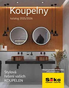 Náhled letáku Siko koupelny katalog Koupelny 2025/2026 od 14.10.2025