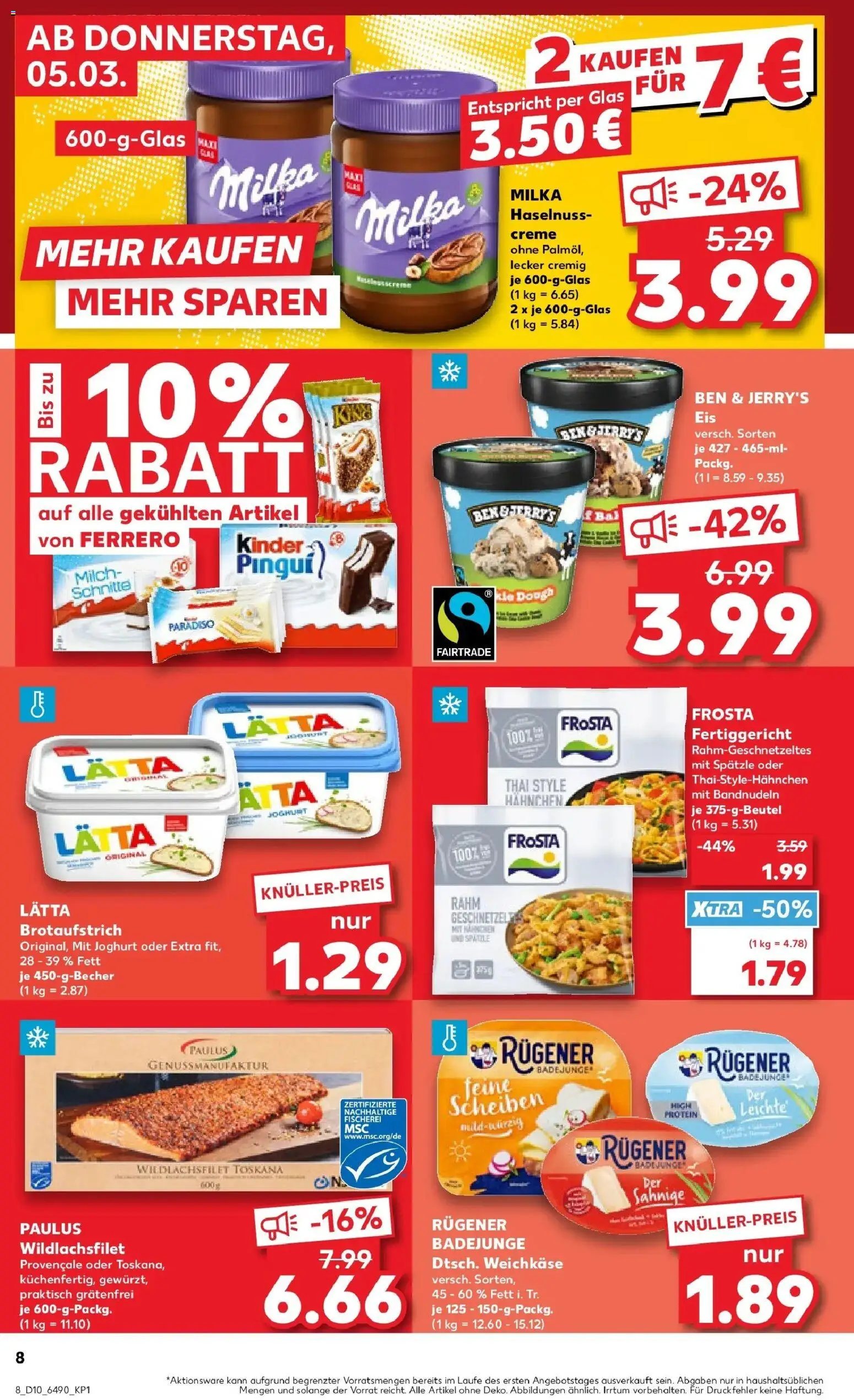 Kaufland Prospekt Berlin	 – gültig ab 02.03.2026 | Seite: 20 | Produkte: Hahnchen, Creme, Frosta, Ben & Jerry's