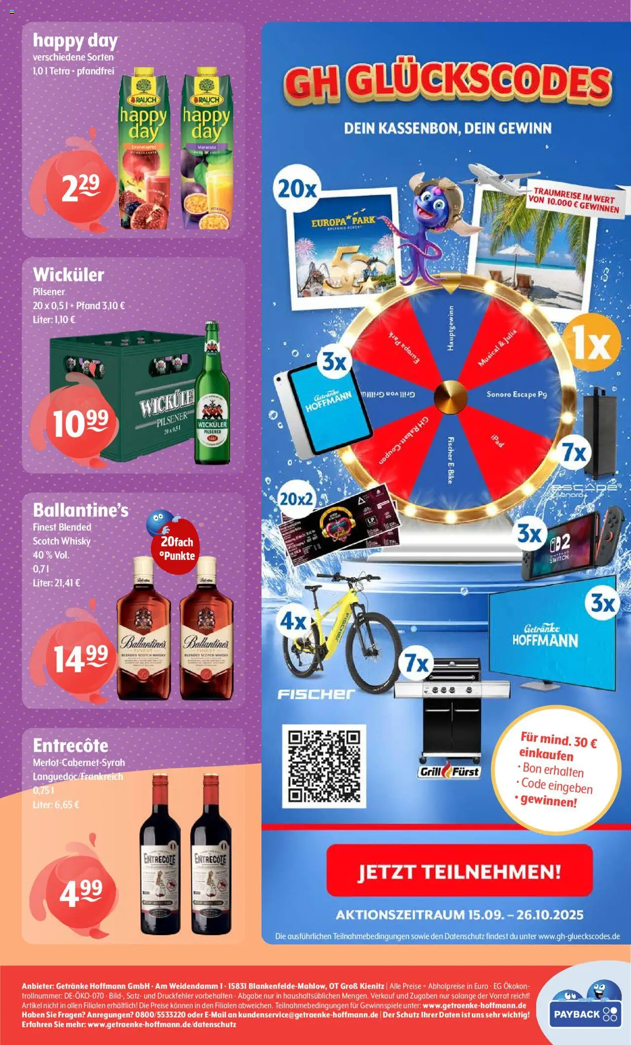 Getränke Hoffmann - Brandenburg – gültig ab 06.10.2025 | Seite: 8 | Produkte: Whisky, Grill, Ipad, Entrecote