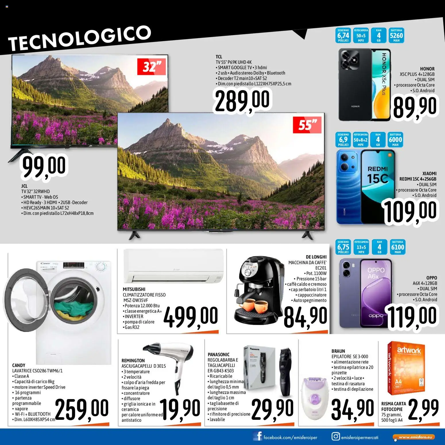 Volantino Emisfero del 09.04.2026 | Pagina: 29 | Prodotti: Xiaomi, Schermo, Regolabarba, Griglia