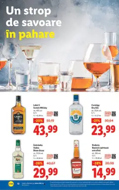 Noul catalog Lidl – valabil de la 15.09.2025 | Pagină: 12 | Produse: Su ısıtıcı, Pahare, Gin, Vodka