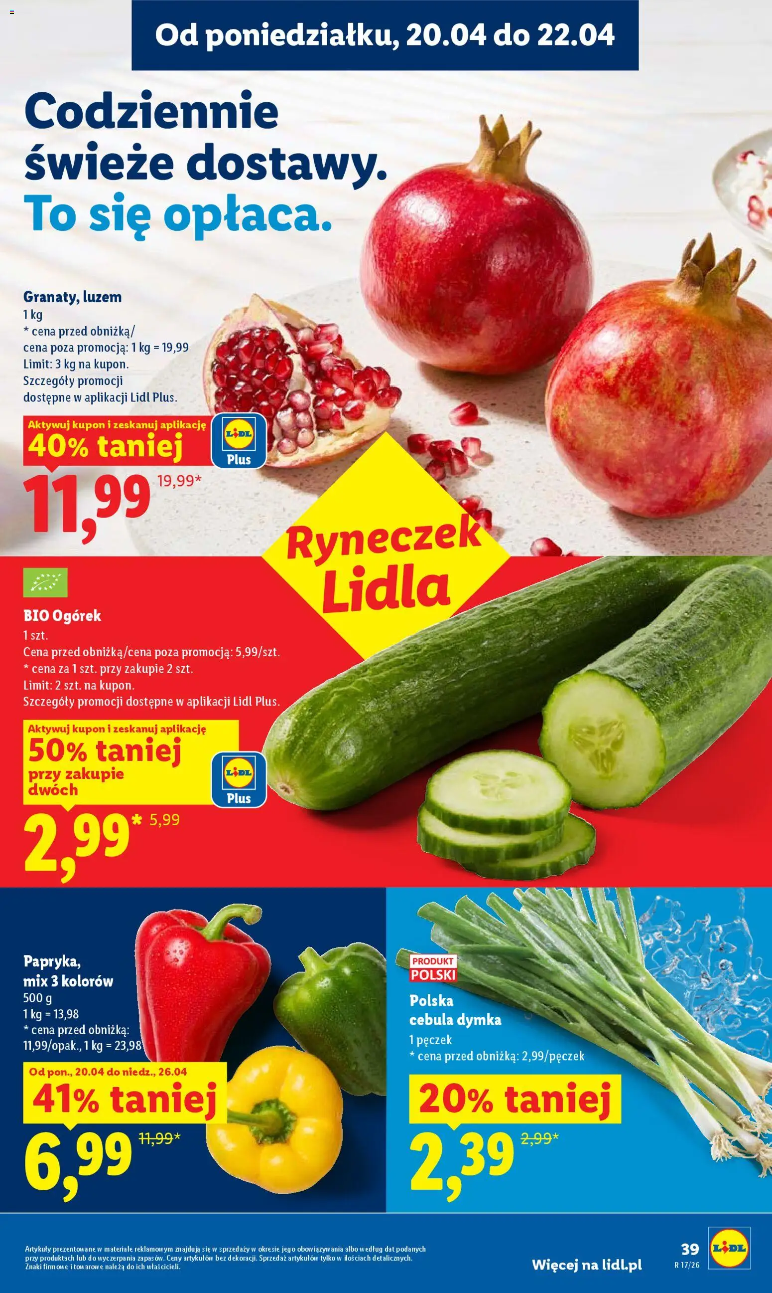 Lidl gazetka od 20.04.2026 | Strona: 39