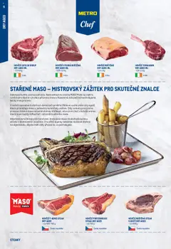 Náhled letáku Makro leták - Steaky od 17.07.2025 | Strana: 6 | Produkty: Hovězí, Hovězí roštěná, Steak, Maso