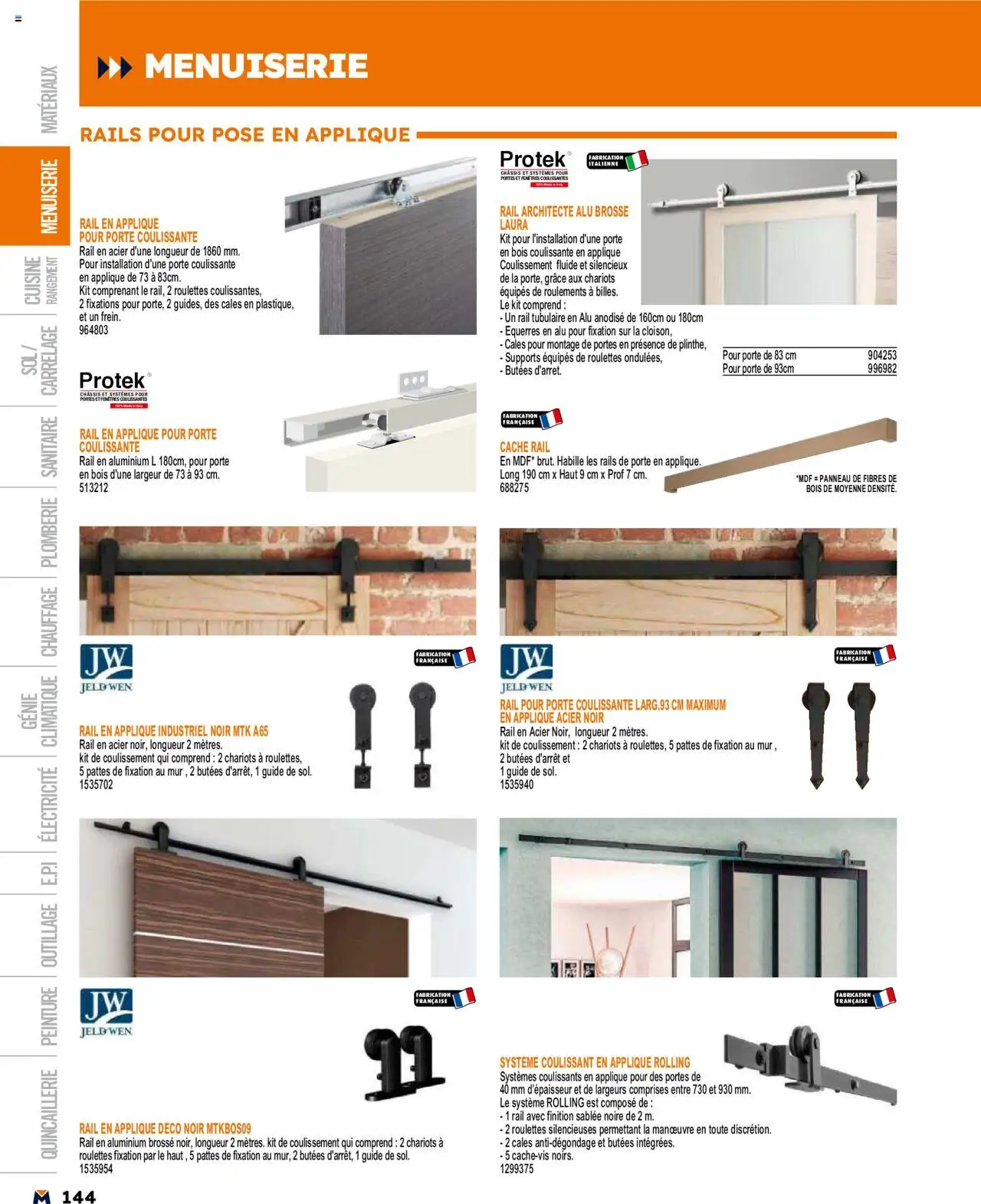  | Page: 144 | Produits: Brosse, Porte, Portes