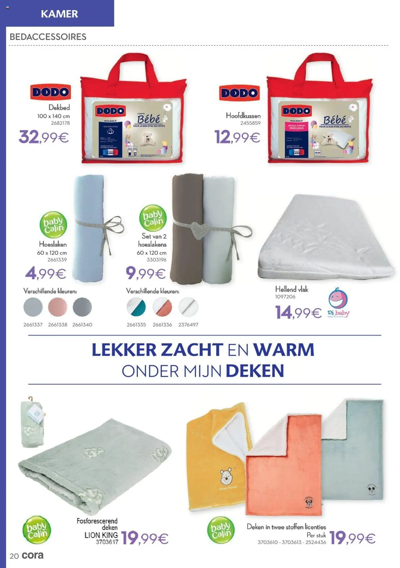  | Pagina: 20 | Producten: Deken, Dekbed