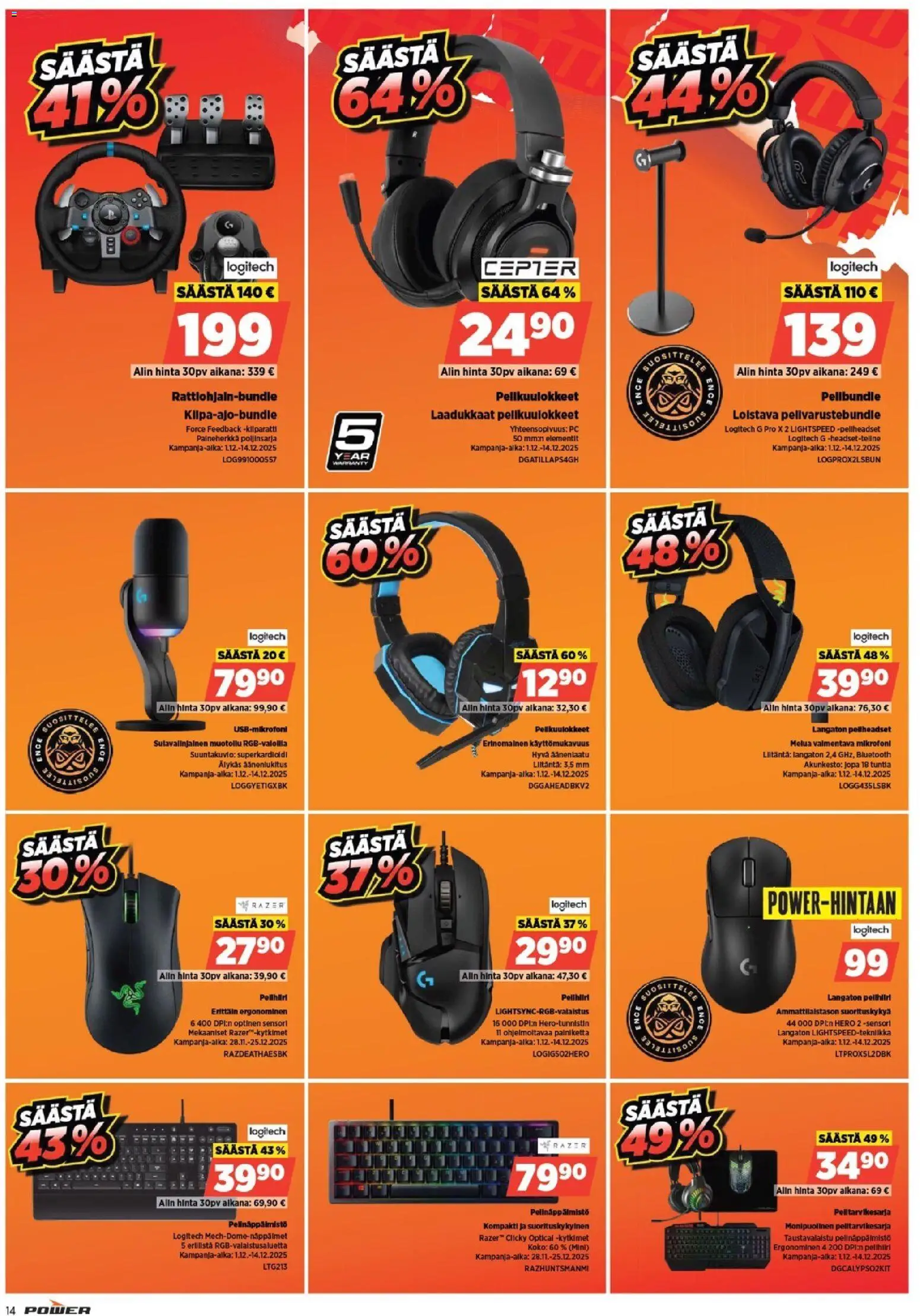 Power tarjoukset – voimassa 24.11.2025 alkaen | Sivu: 18