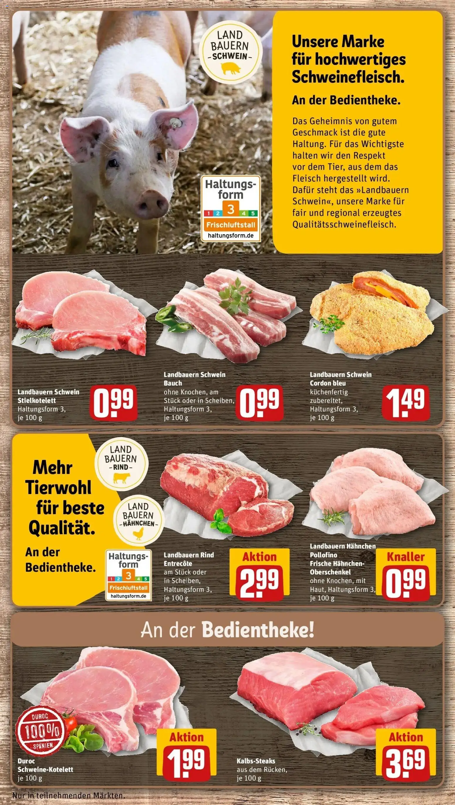Rewe Prospekt Rülzheim	 – gültig ab 09.03.2026 | Seite: 10 | Produkte: Hahnchen, Entrecote, Fleisch
