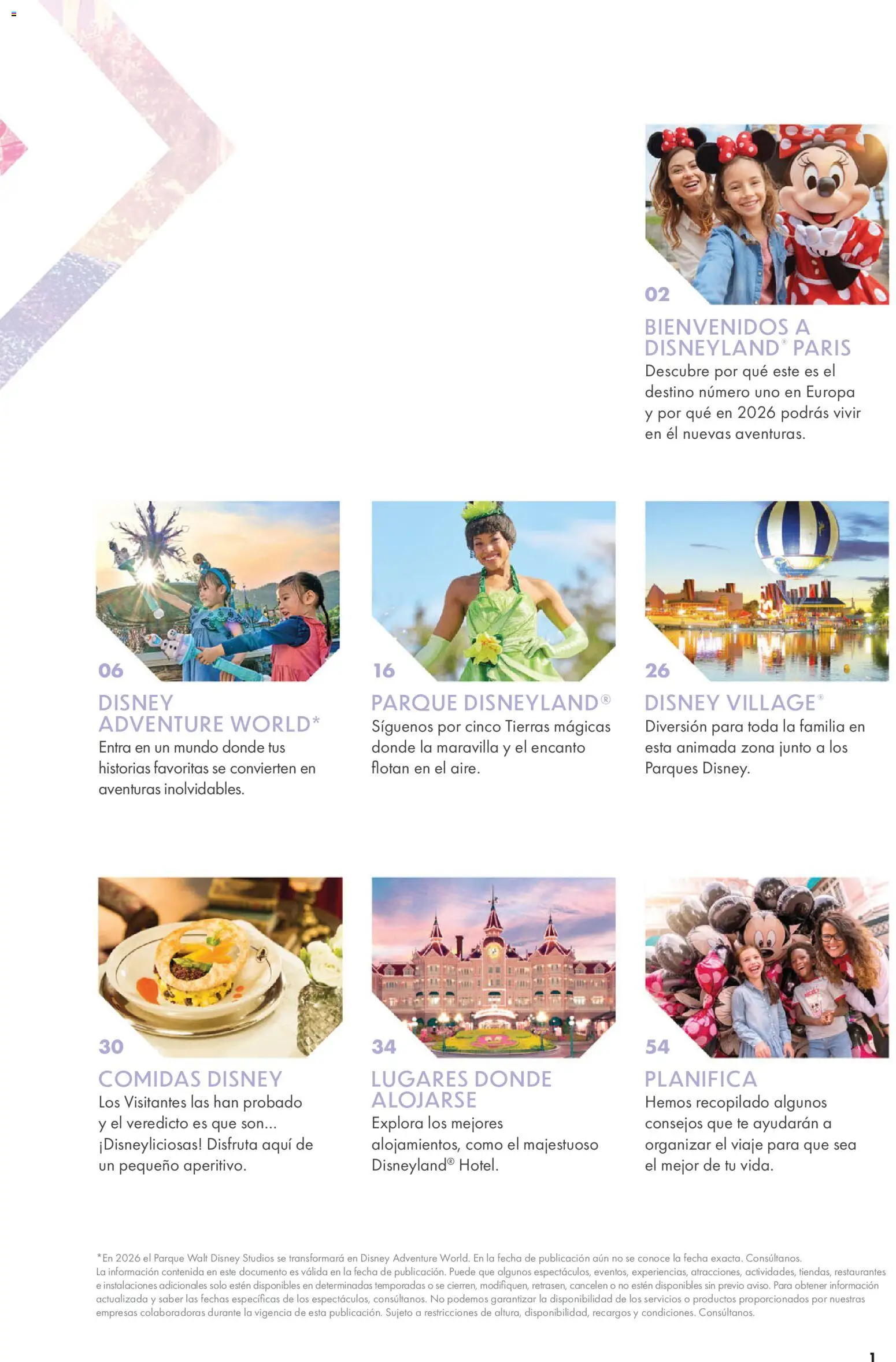 Viajes El Corte Inglés Folleto Disneyland Paris │ válido desde el 31.03.2026 | Página: 3 | Productos: Té